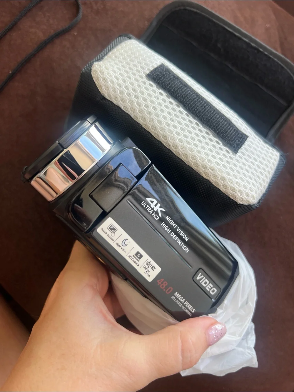4K Ultra HD Digital Camcorder – 48MP, Night Vision, 18X Zoom (Brand New)